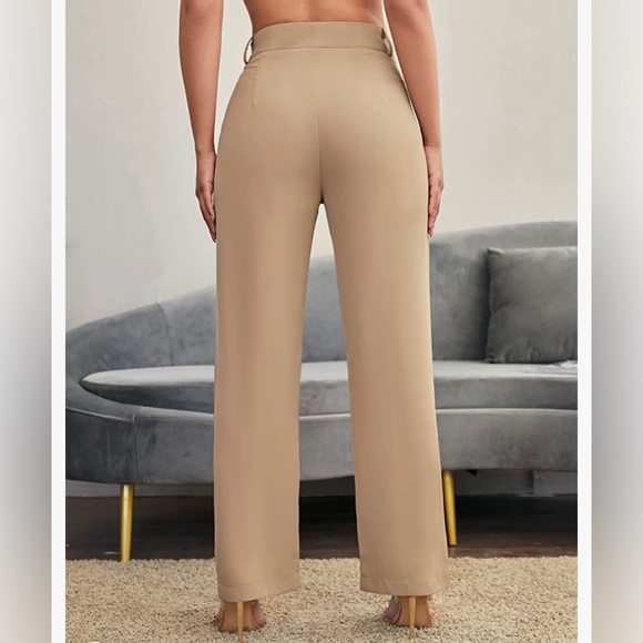 SweatyRocks Tan Trousers - Picture 2 of 4